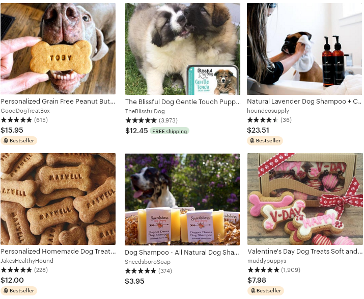 5 Etsy тренд 2020 Баловство домашних животных