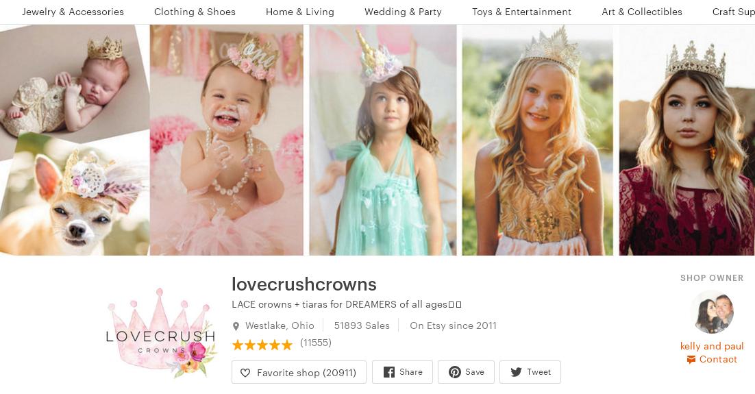 Etsy магазин – lovecrushcrowns