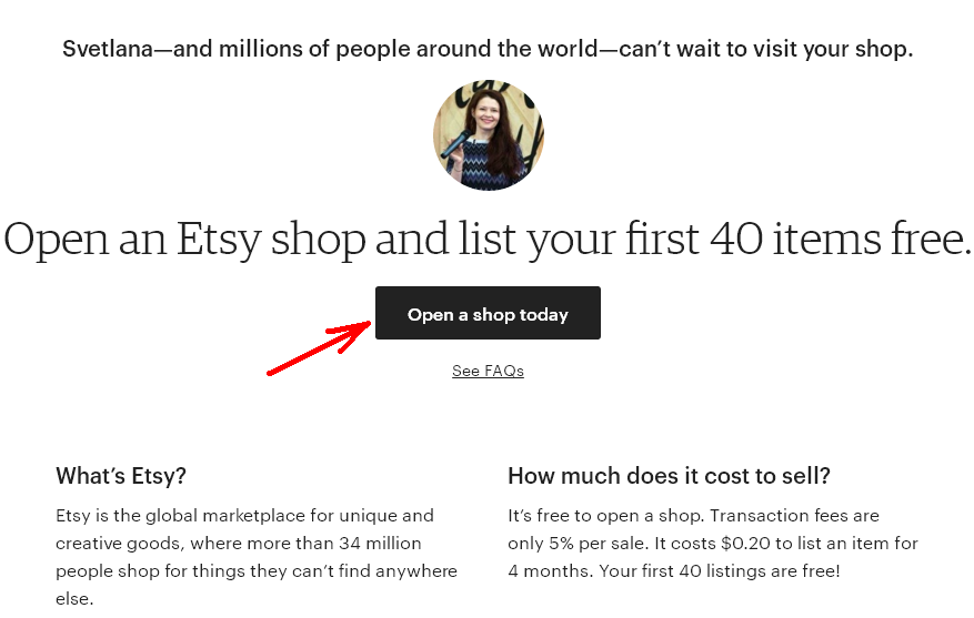 Etsy магазин з України. 5 - посилання запрошення на 40 безкоштовних лістингів