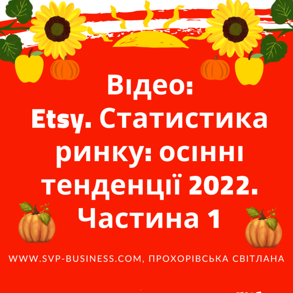 Etsy тренди осінь 2022