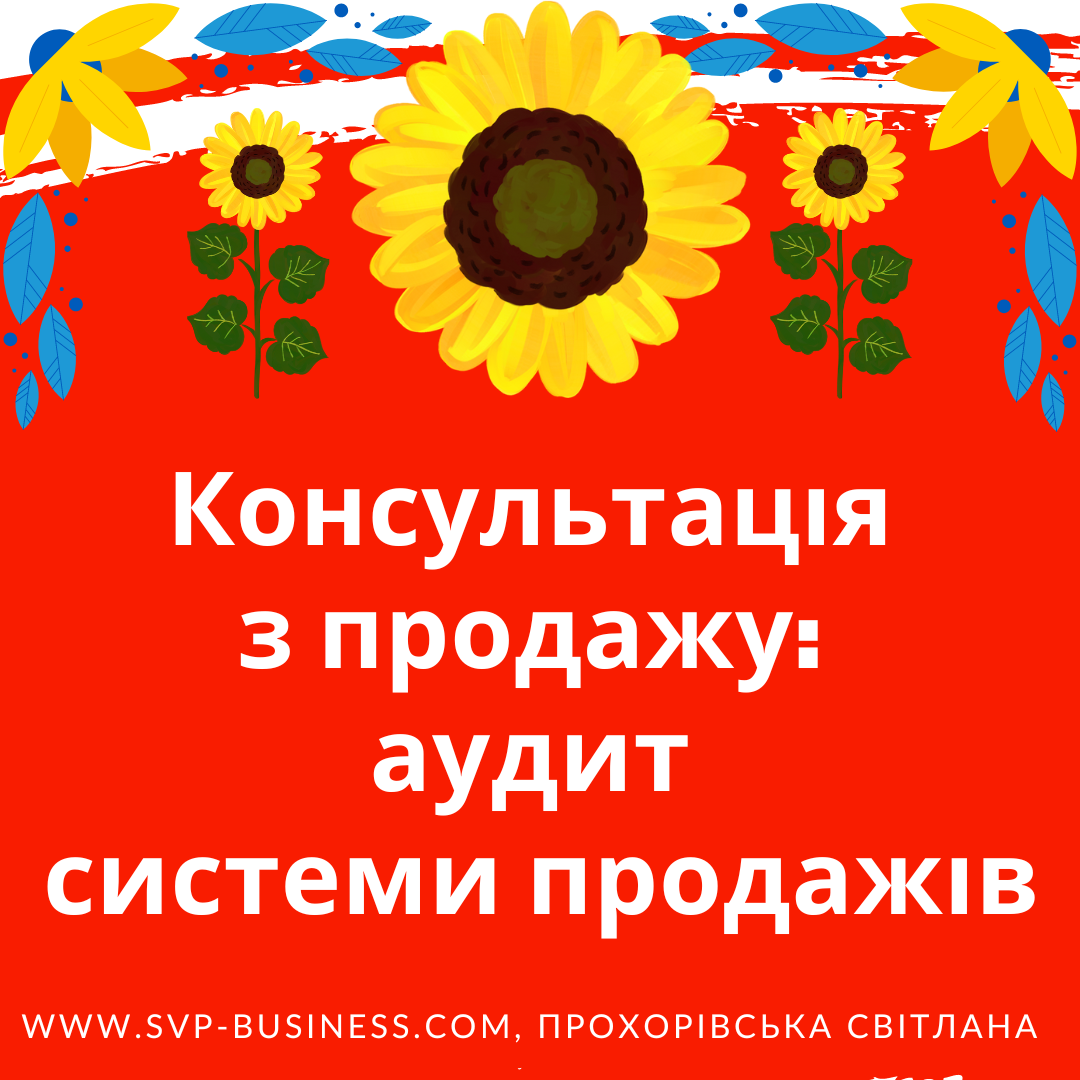 Консультація з продажу аудит системи продажів