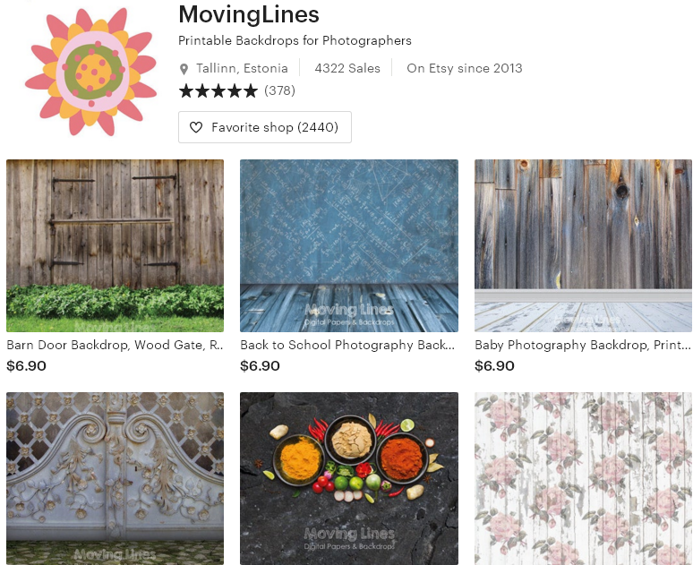 Цифровые товары на Etsy - 12 - MovingLines