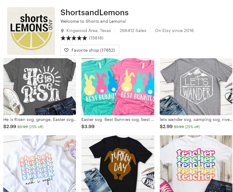 Цифровые товары на Etsy 3 - ShortsandLemons