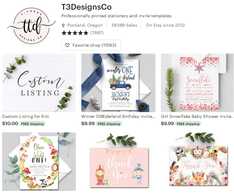 Цифровые товары на Etsy - 7 - T3DesignsCo