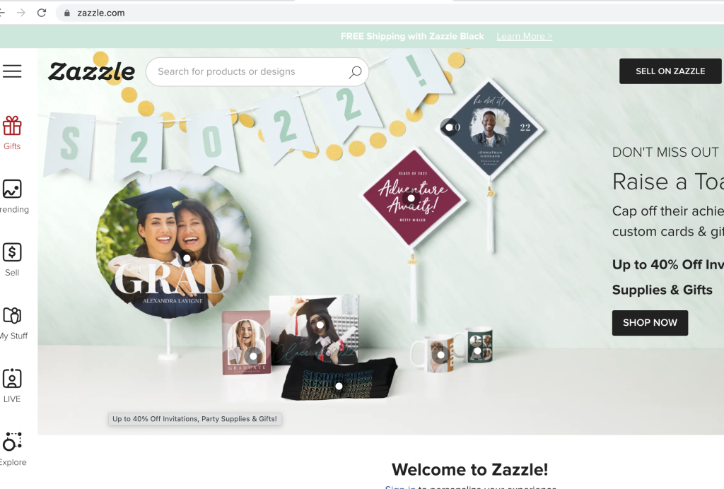 Zazzle - маркетплейс прінт дизайну