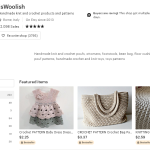Что продавать на Etsy? Вязаные изделия крючком. Что и по чем?