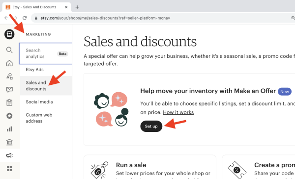 Etsy. Новий інструмент Make an Offer Запуск